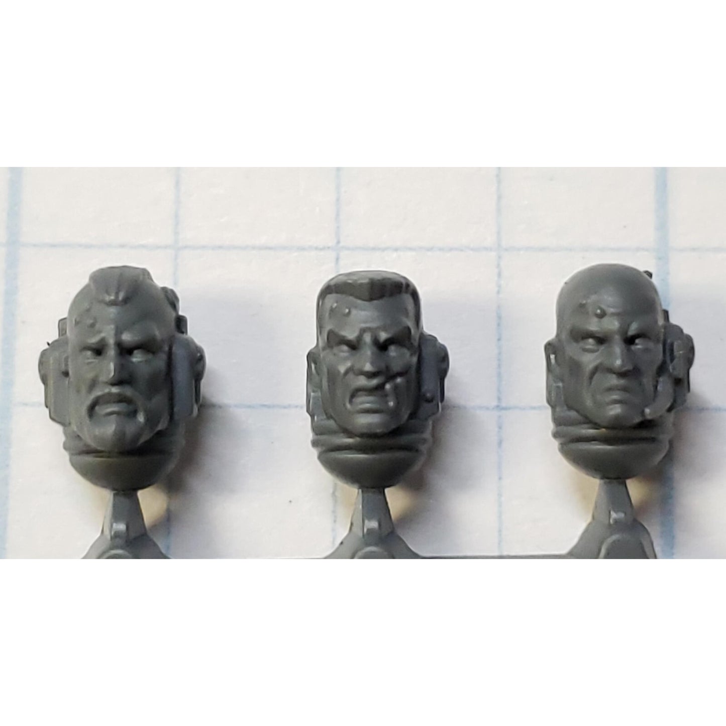 40k Space Marines Bits Bladeguard Veteran Bare Heads Set