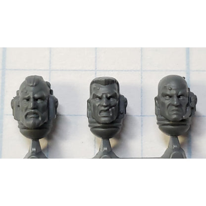 40k Space Marines Bits Bladeguard Veteran Bare Heads Set