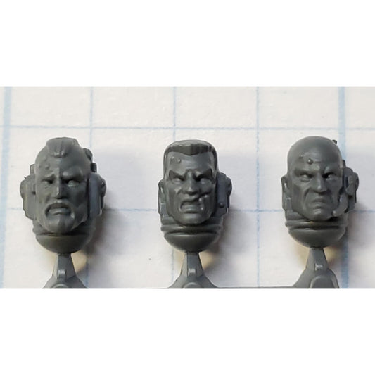 40k Space Marines Bits Bladeguard Veteran Bare Heads Set