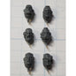 40K Space Marine Bits Primaris Intercessor Veteran Heads x6 Set  - BARE