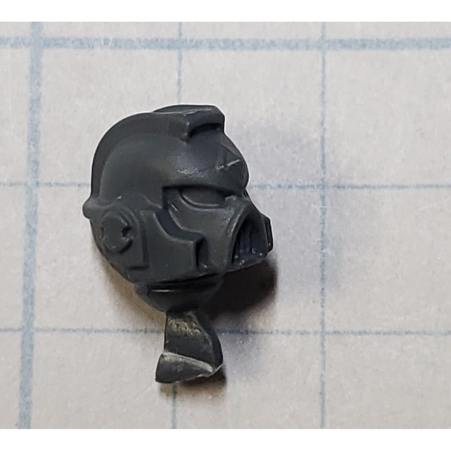 40k Space Wolves Bits Wolf Pack Grey Hunter Runed Diamond Helmet Heads x2 Set