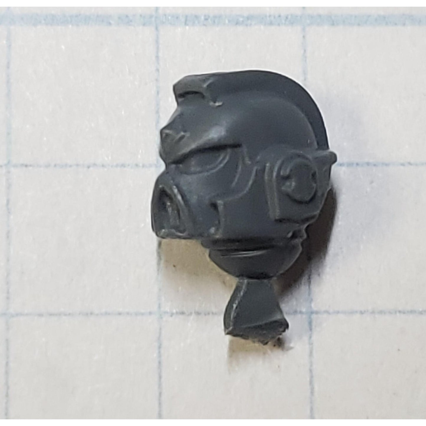 40k Space Wolves Bits Wolf Pack Grey Hunter Runed Diamond Helmet Heads x2 Set