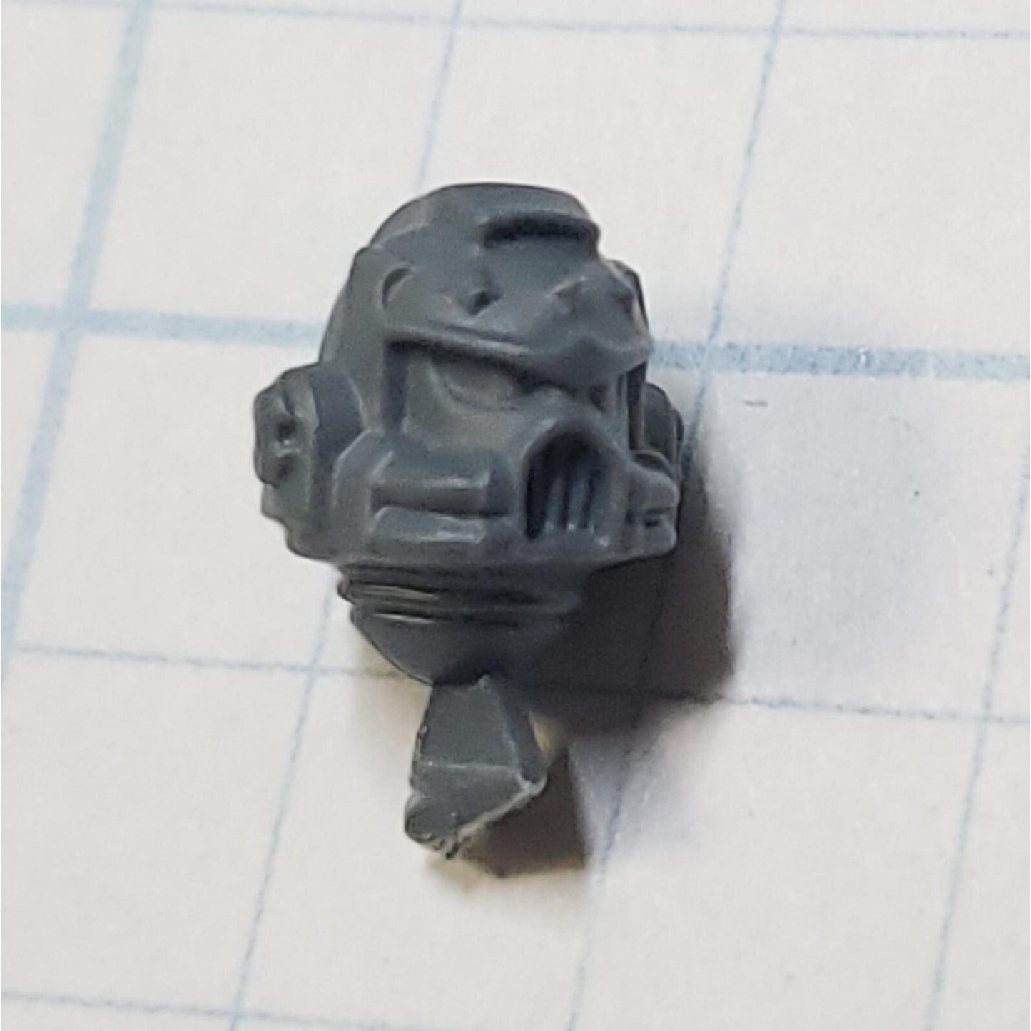 40k Space Wolves Bits Wolf Pack Grey Hunter Runed Diamond Helmet Heads x2 Set