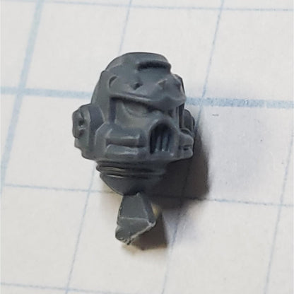 40k Space Wolves Bits Wolf Pack Grey Hunter Runed Diamond Helmet Heads x2 Set
