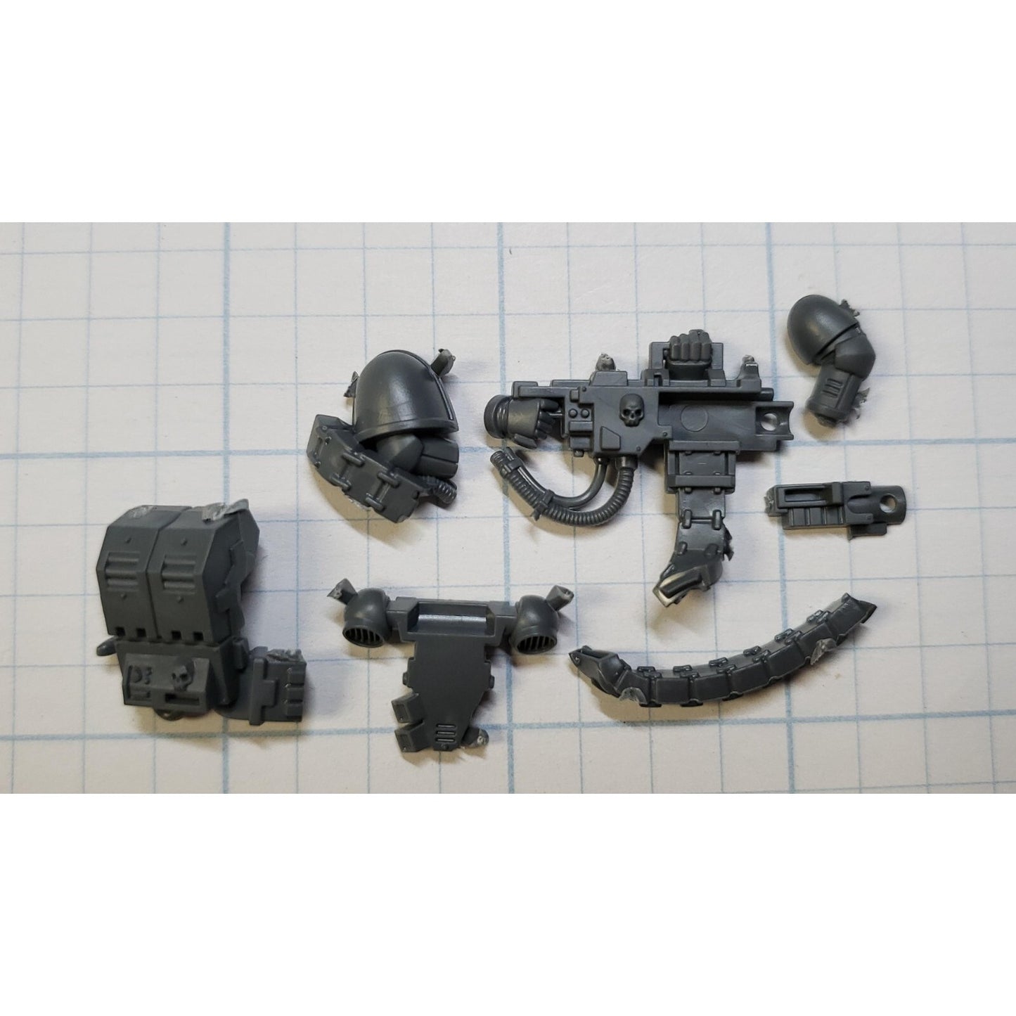 40k Space Marine Bits Devastator Skull Engraved Heavy Bolter #81