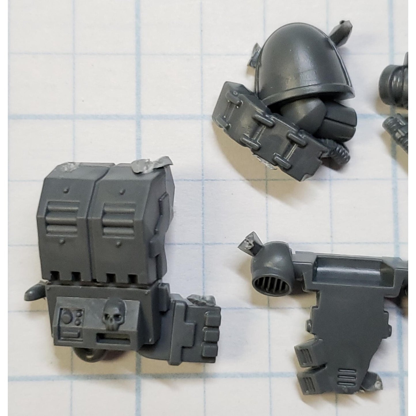 40k Space Marine Bits Devastator Skull Engraved Heavy Bolter #81