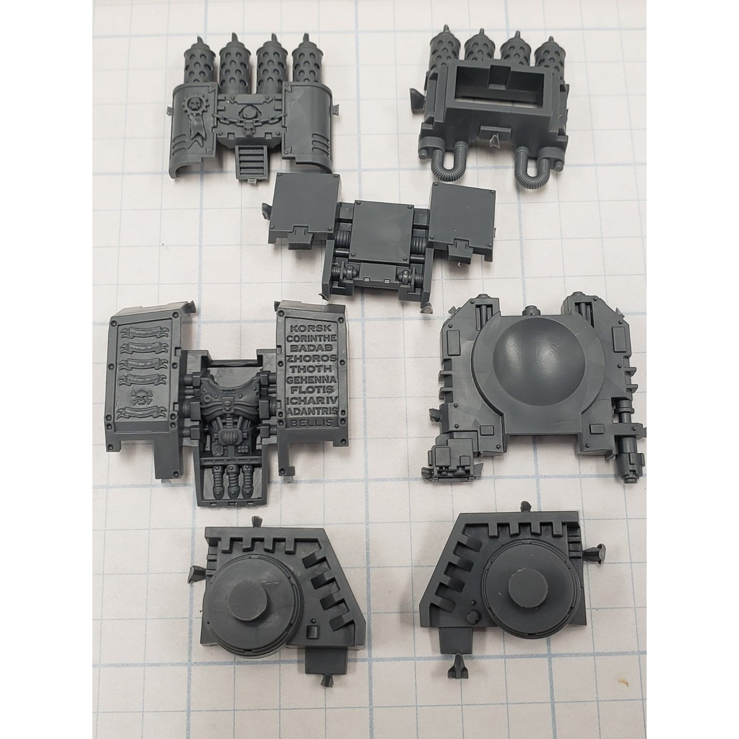 40K Space Marine Bits Venerable Dreadnought Engraved Torso Kit