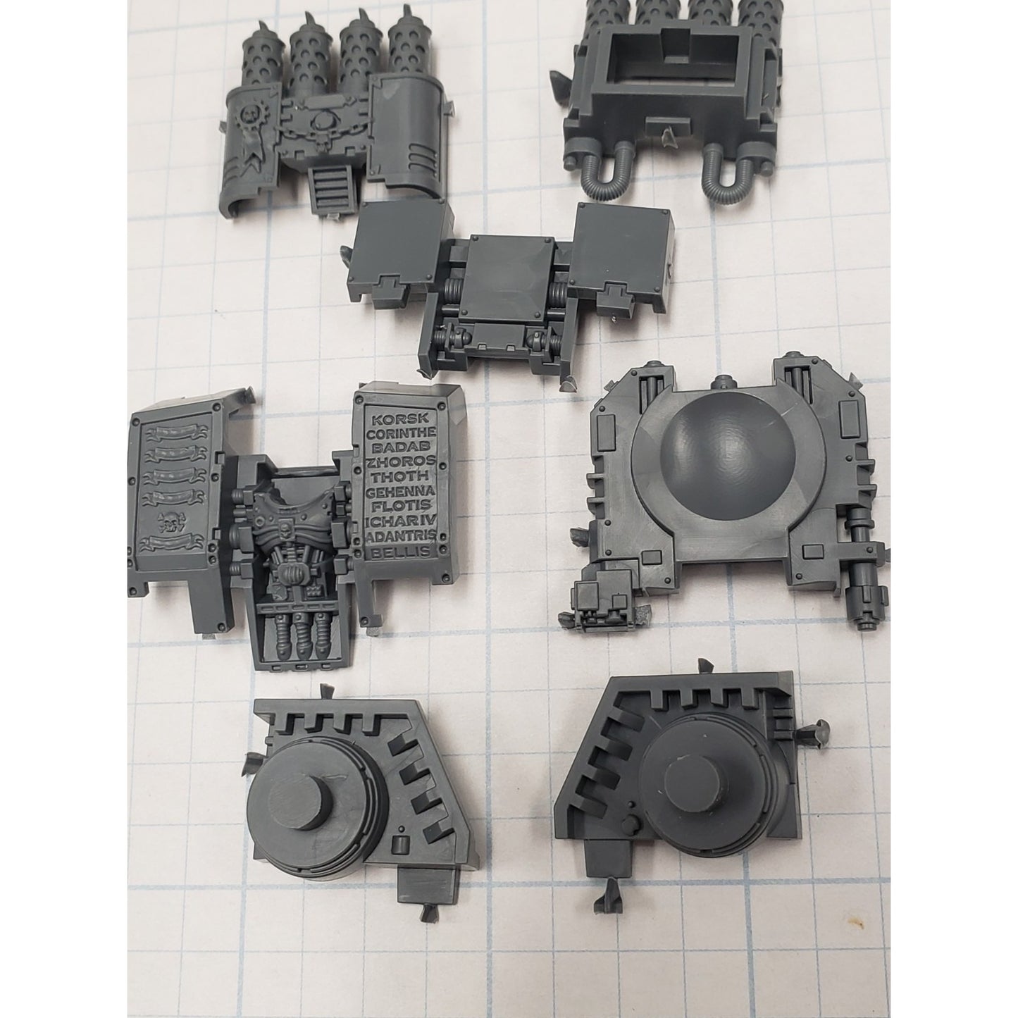 40K Space Marine Bits Venerable Dreadnought Engraved Torso Kit