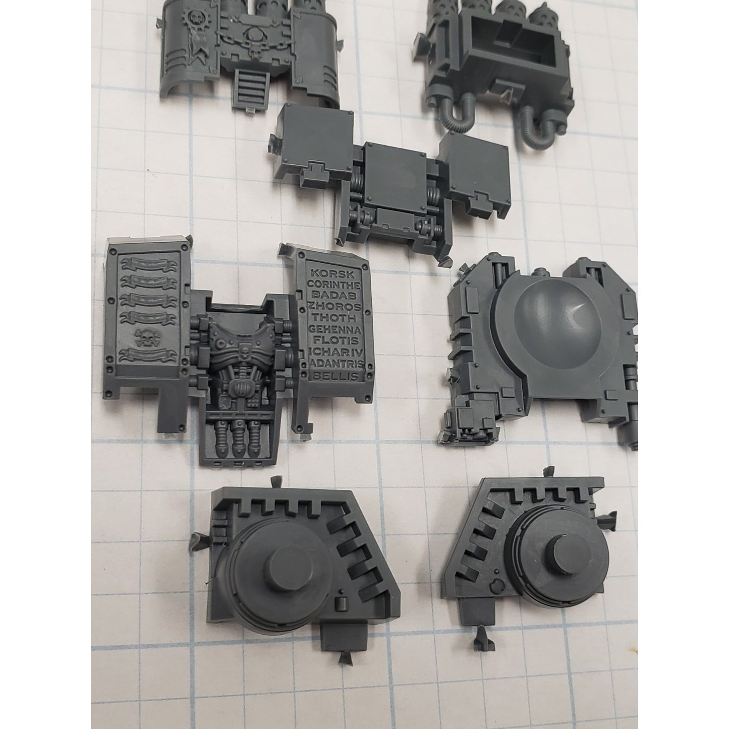 40K Space Marine Bits Venerable Dreadnought Engraved Torso Kit