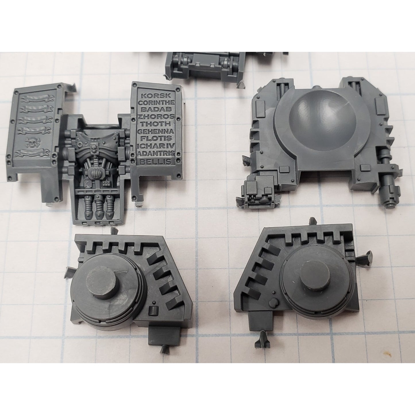 40K Space Marine Bits Venerable Dreadnought Engraved Torso Kit