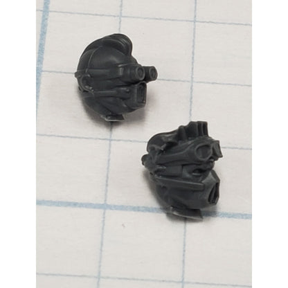 Necromunda Bits Orlock Weapon Upgrade Respirator Heads x2 S01