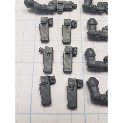 40K Space Marine Bits Assault Intercessor Bolt Pistol & Astartes Chainswords x5