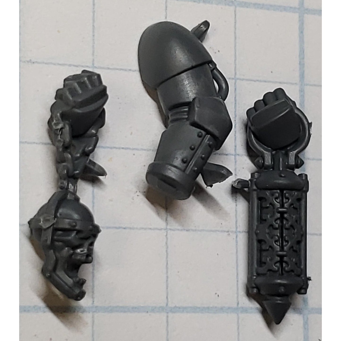 40k Black Templar Bits Primaris Upgrade Lantern Reliquaries w/Arm