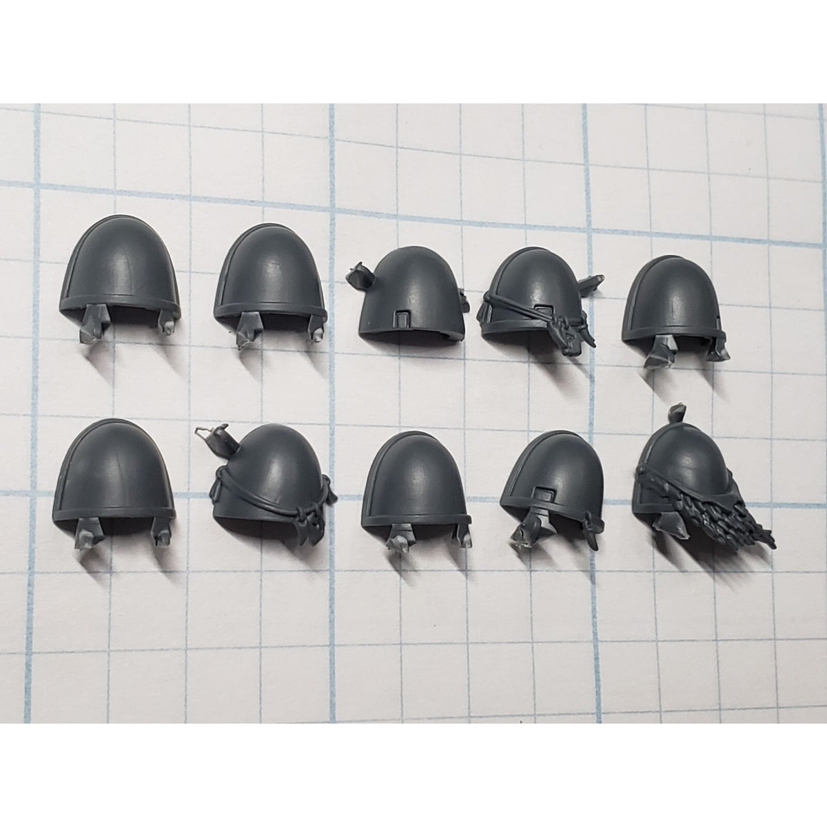 40k Space Wolves Bits Grey Hunters Shoulder Pads x10 Set SP10