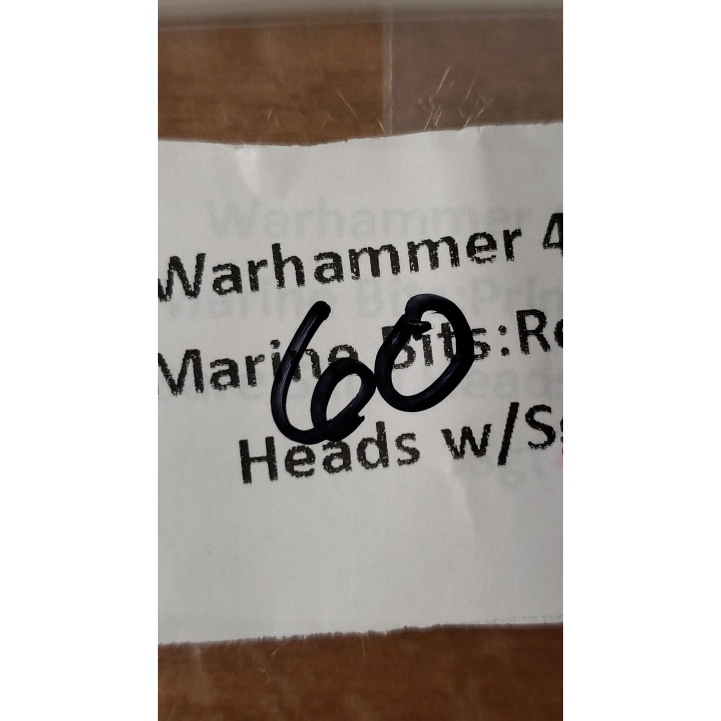 40K Space Marine Bits Reiver Helmet Skull Head #60