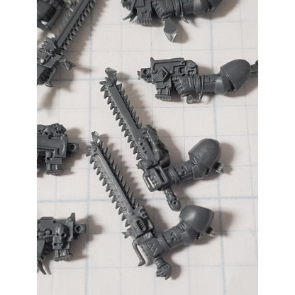 40k Space Wolves Bits Wolf Pack Blood Claws Chainsword & Bolt Pistol x4 Set