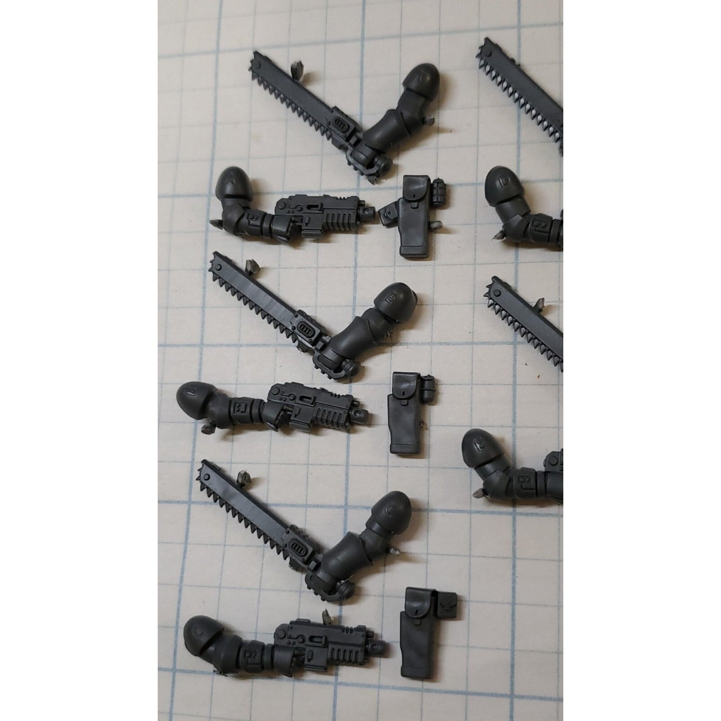40k Space Marine Bits Primaris Jump Pack Intercessors Chainsword Bolt Pistols x5