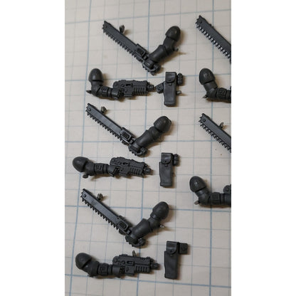 40k Space Marine Bits Primaris Jump Pack Intercessors Chainsword Bolt Pistols x5