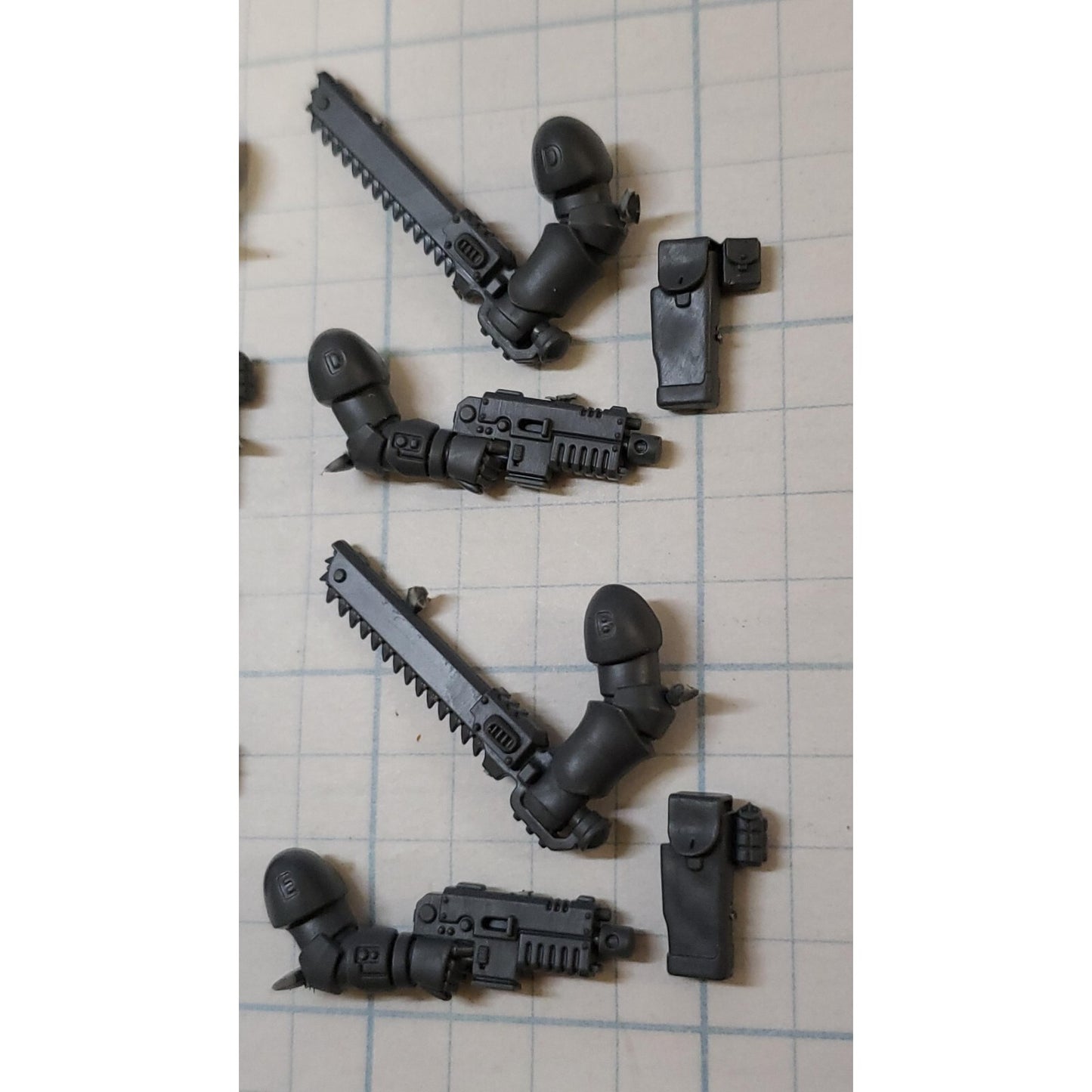 40k Space Marine Bits Primaris Jump Pack Intercessors Chainsword Bolt Pistols x5