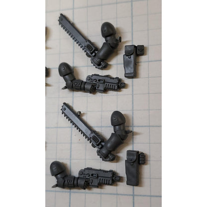 40k Space Marine Bits Primaris Jump Pack Intercessors Chainsword Bolt Pistols x5