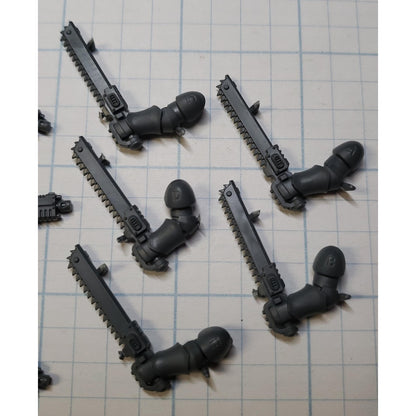 40k Space Marine Bits Primaris Jump Pack Intercessors Chainsword Bolt Pistols x5