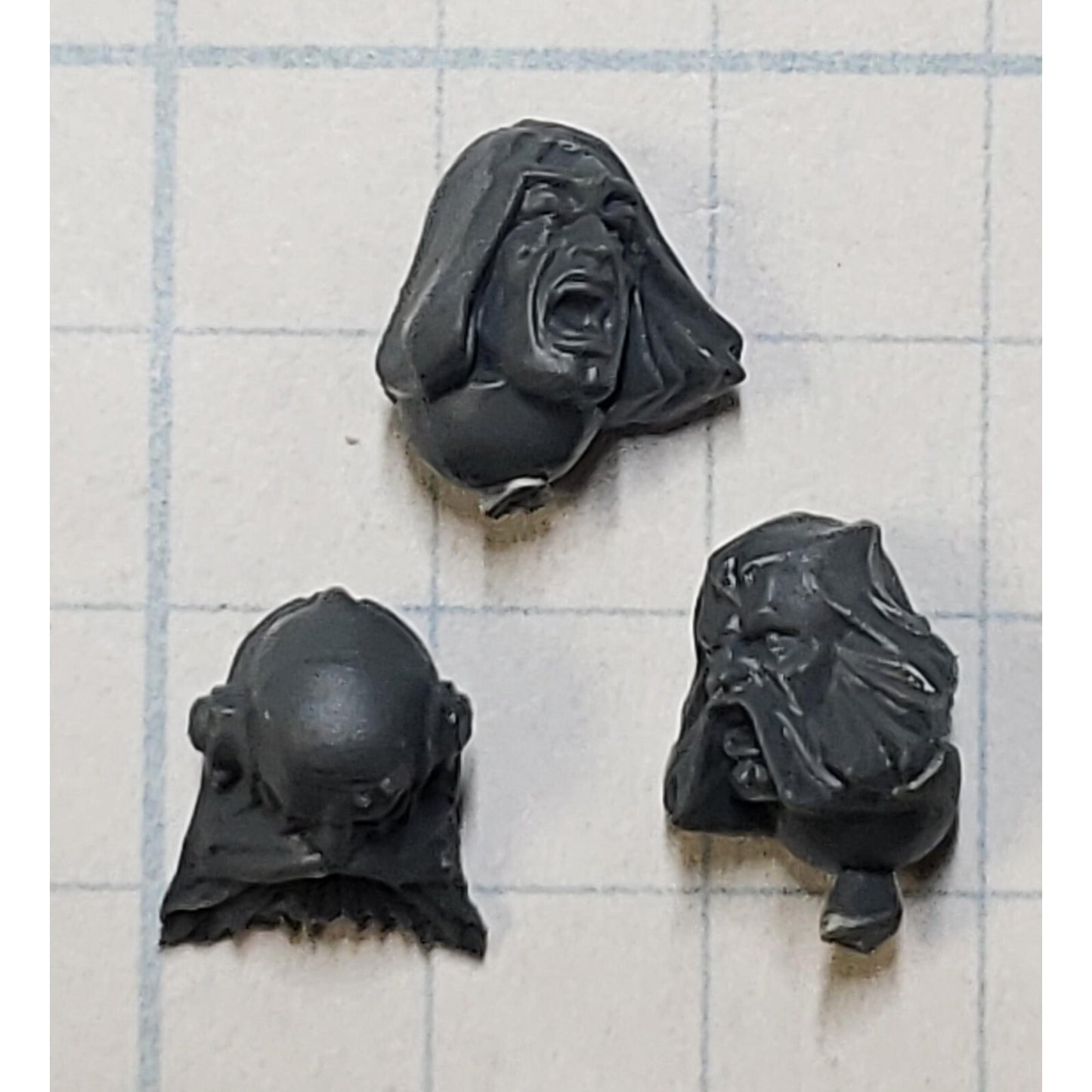 40k Space Wolves Bits Wolf Pack Blood Claws Bare Heads x3 Set