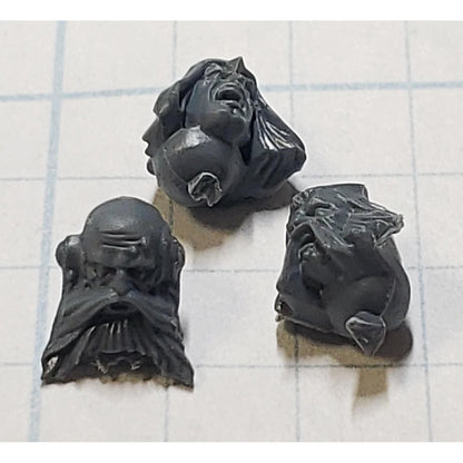 40k Space Wolves Bits Wolf Pack Blood Claws Bare Heads x3 Set
