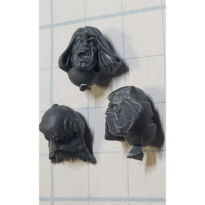40k Space Wolves Bits Wolf Pack Blood Claws Bare Heads x3 Set