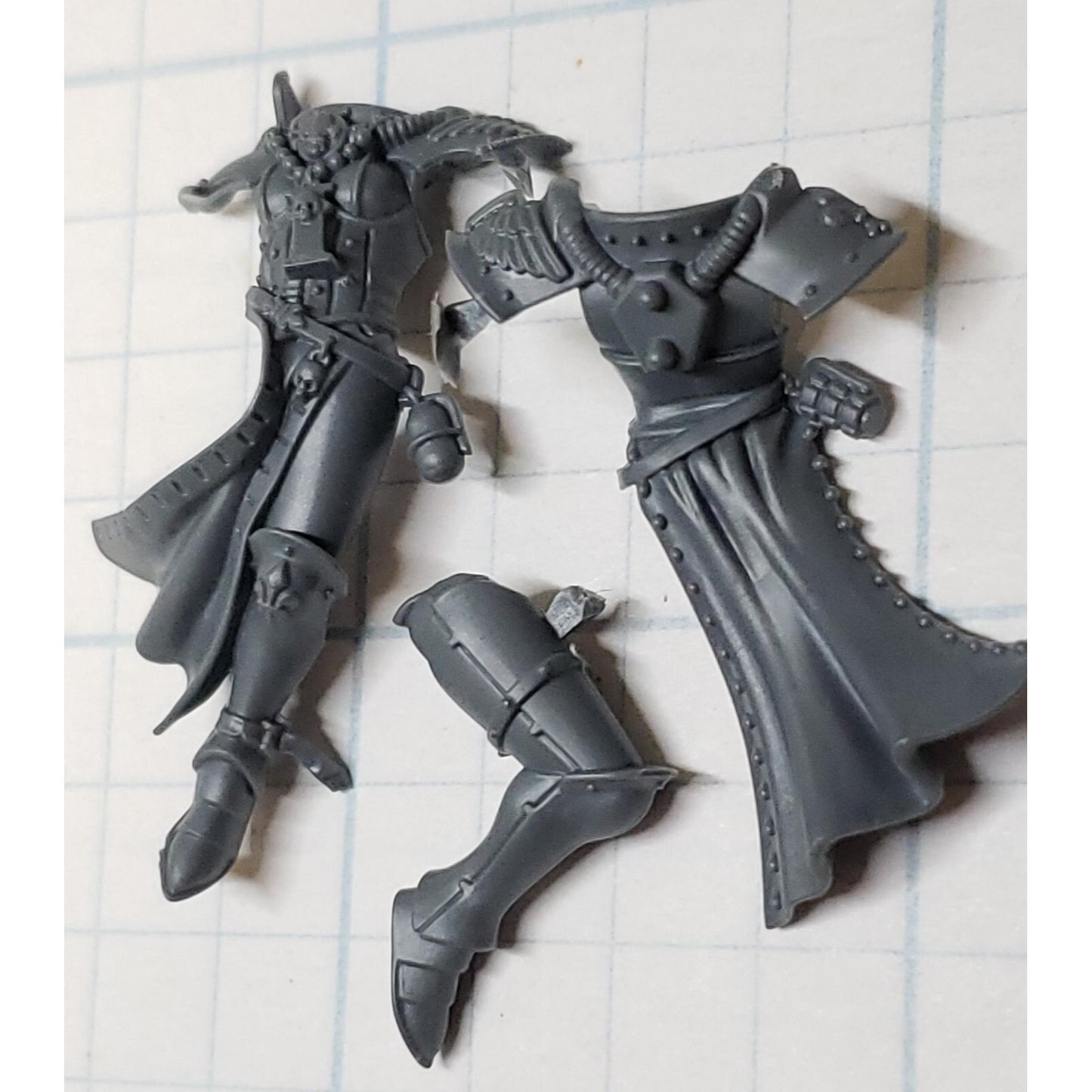 40k Adeptus Sororitas Bits Seraphim Armored Female Torso Set #01