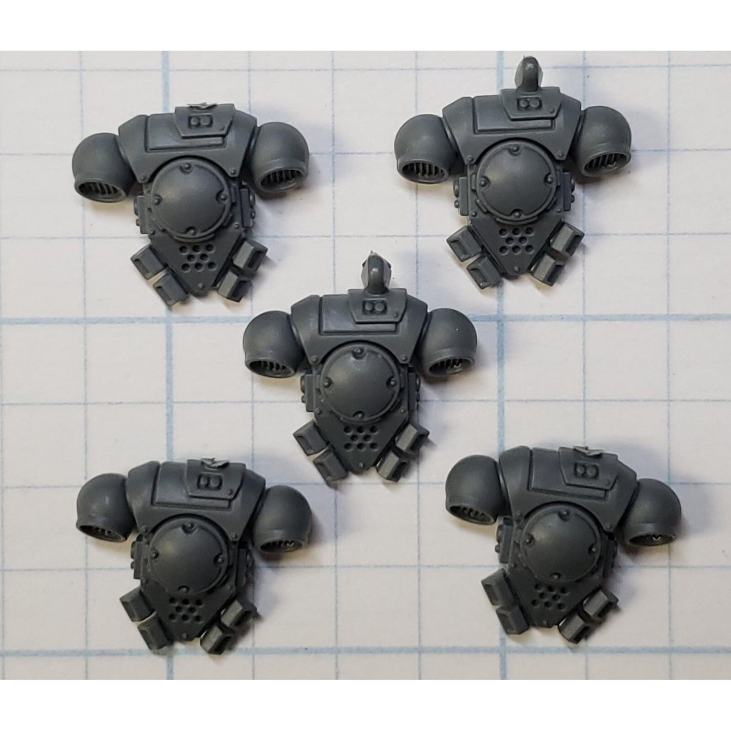 40K Space Marine Bits Infiltrator Incursor Phobos Backpack x5 Set #53