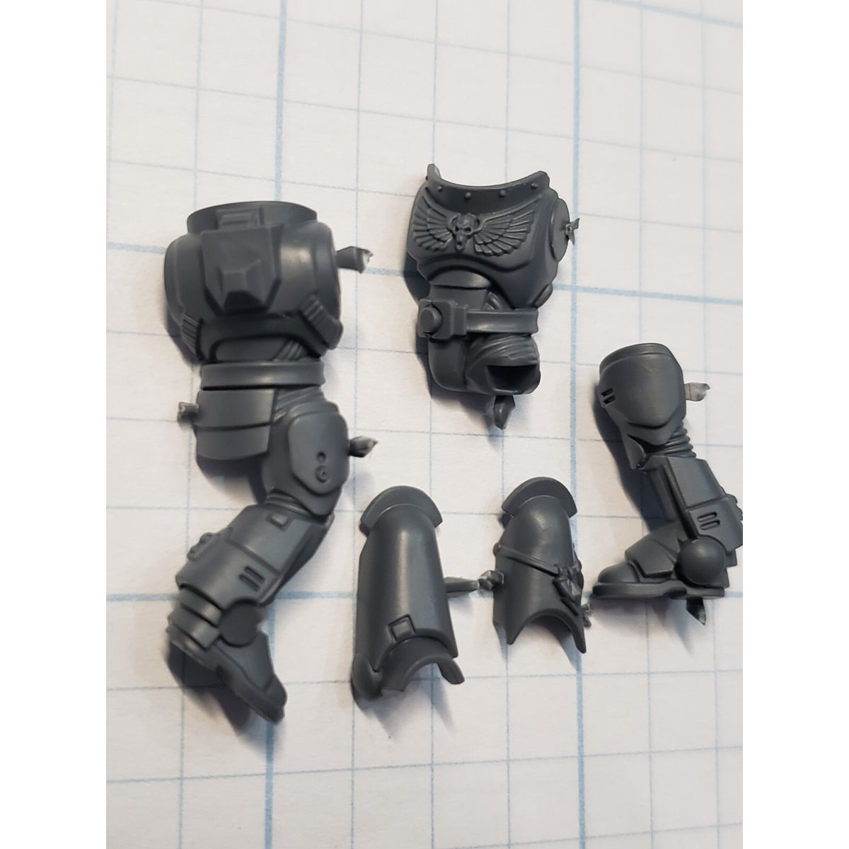40k Space Wolves Bits Grey Hunters Pack Torso Legs Mark X Armor #52