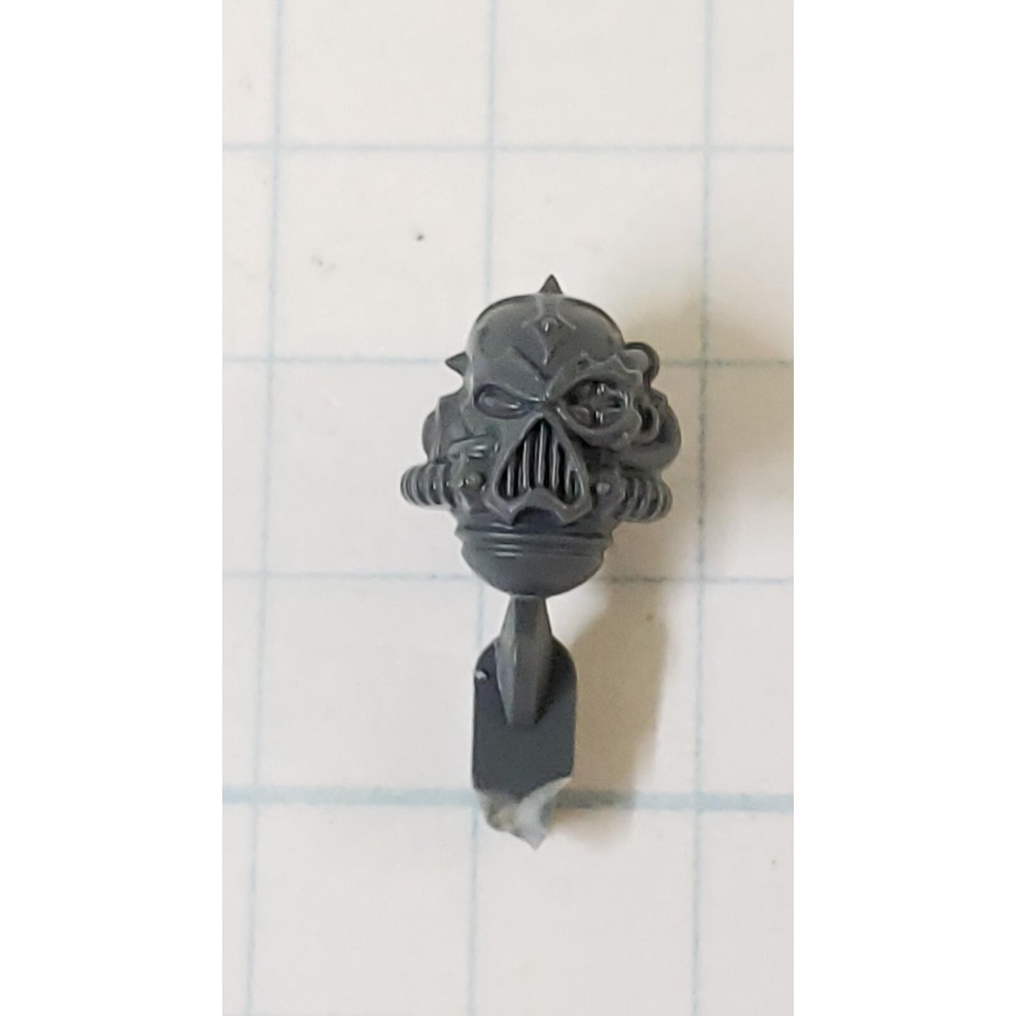 40K Chaos Space Marine Bits Legionary Gunner Head w Helmet Targeter #78