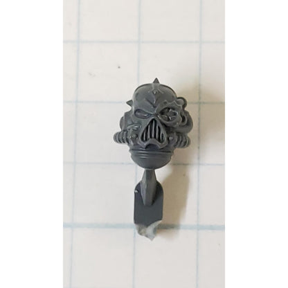 40K Chaos Space Marine Bits Legionary Gunner Head w Helmet Targeter #78