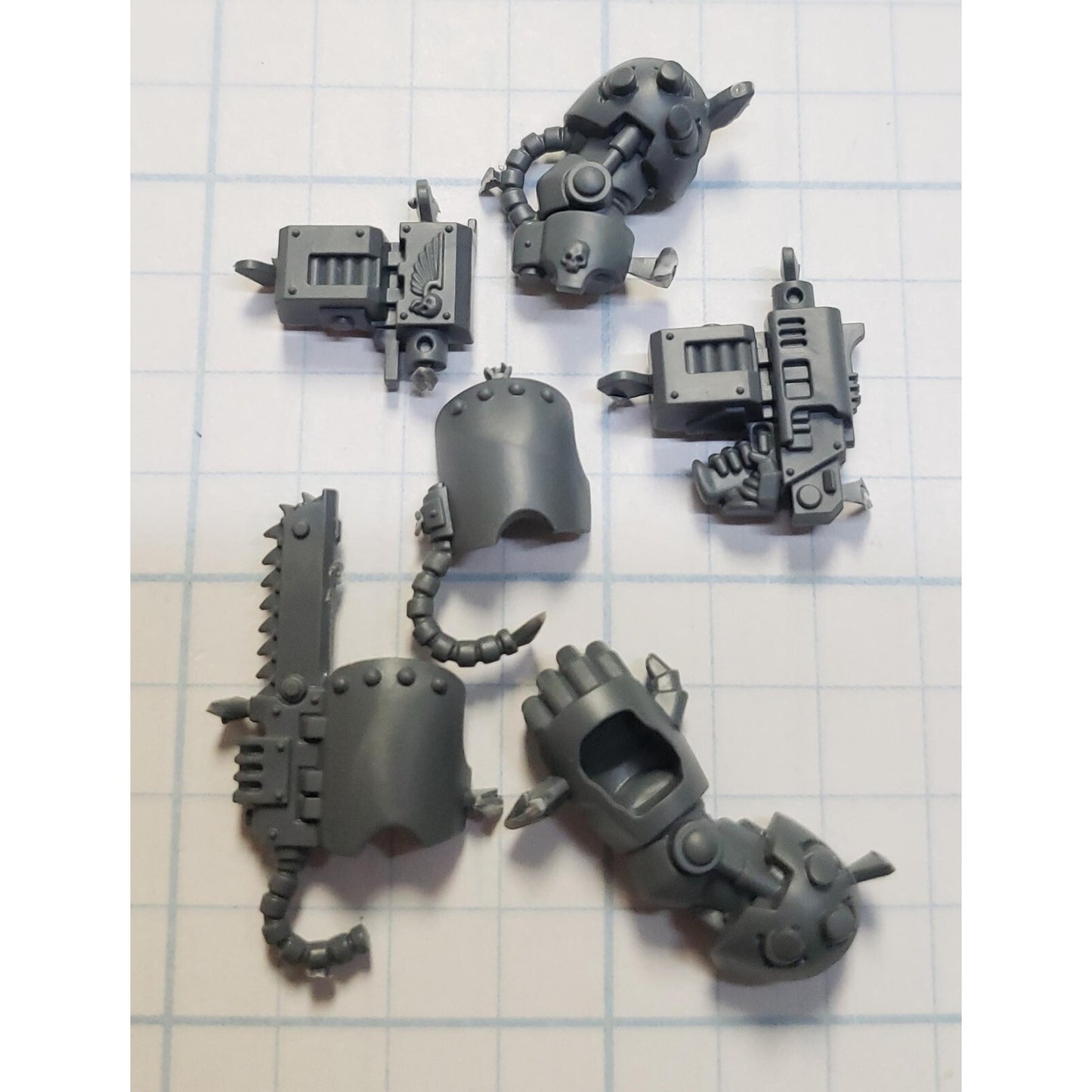 40k Space Marines Bits Terminator Squad Storm Bolter Chainfist Power Fist D64
