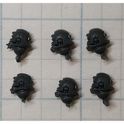 40k Adeptus Mechanicus Bits Skitarii Vanguard Bionic Helmet Heads x06
