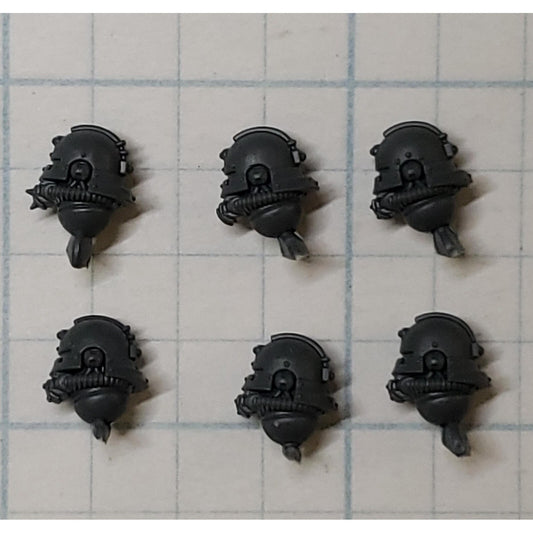 40k Adeptus Mechanicus Bits Skitarii Vanguard Bionic Helmet Heads x06
