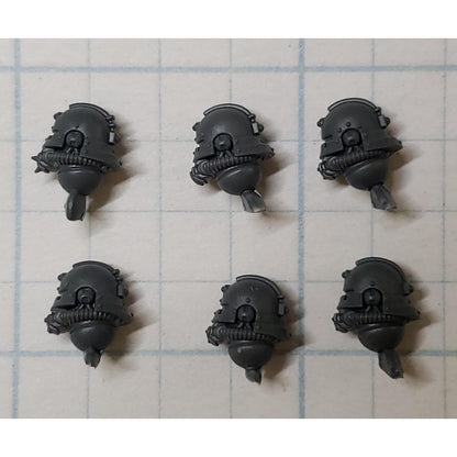 40k Adeptus Mechanicus Bits Skitarii Vanguard Bionic Helmet Heads x06