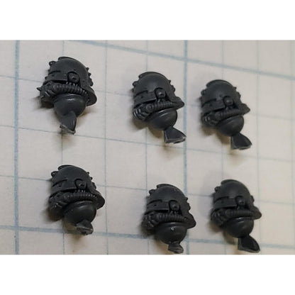 40k Adeptus Mechanicus Bits Skitarii Vanguard Bionic Helmet Heads x06