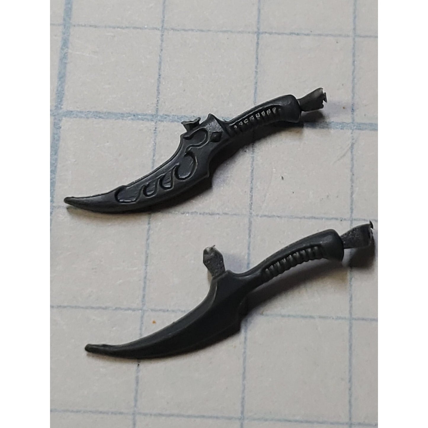 40k Drukhari Bits Kabalite Warrior Ritual Curved Knives x2 Set