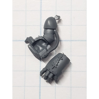 40k Space Wolves Bits Grey Hunters Pack Leader Power Fist #16