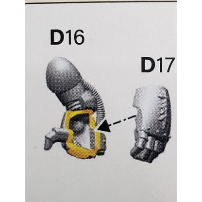 40k Space Wolves Bits Grey Hunters Pack Leader Power Fist #16