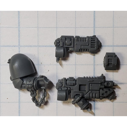 40k Black Templar Bits Marshal Plasma Pistol Autoflamer Set