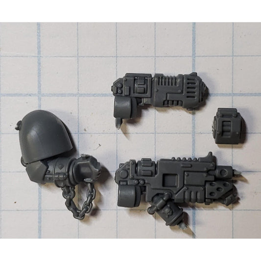 40k Black Templar Bits Marshal Plasma Pistol Autoflamer Set
