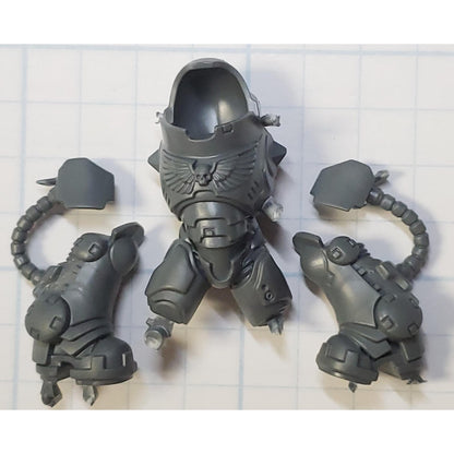 40k Space Marine Bits Aggressor Gravis Armor Torso Legs Set #01