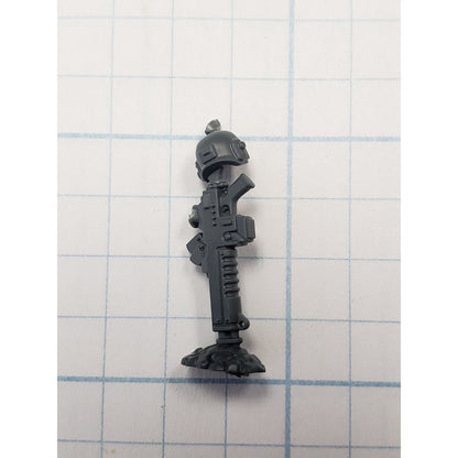 40k Astra Militarum Bits Cadian Upgrade Helmet & Lasgun Grave Marker