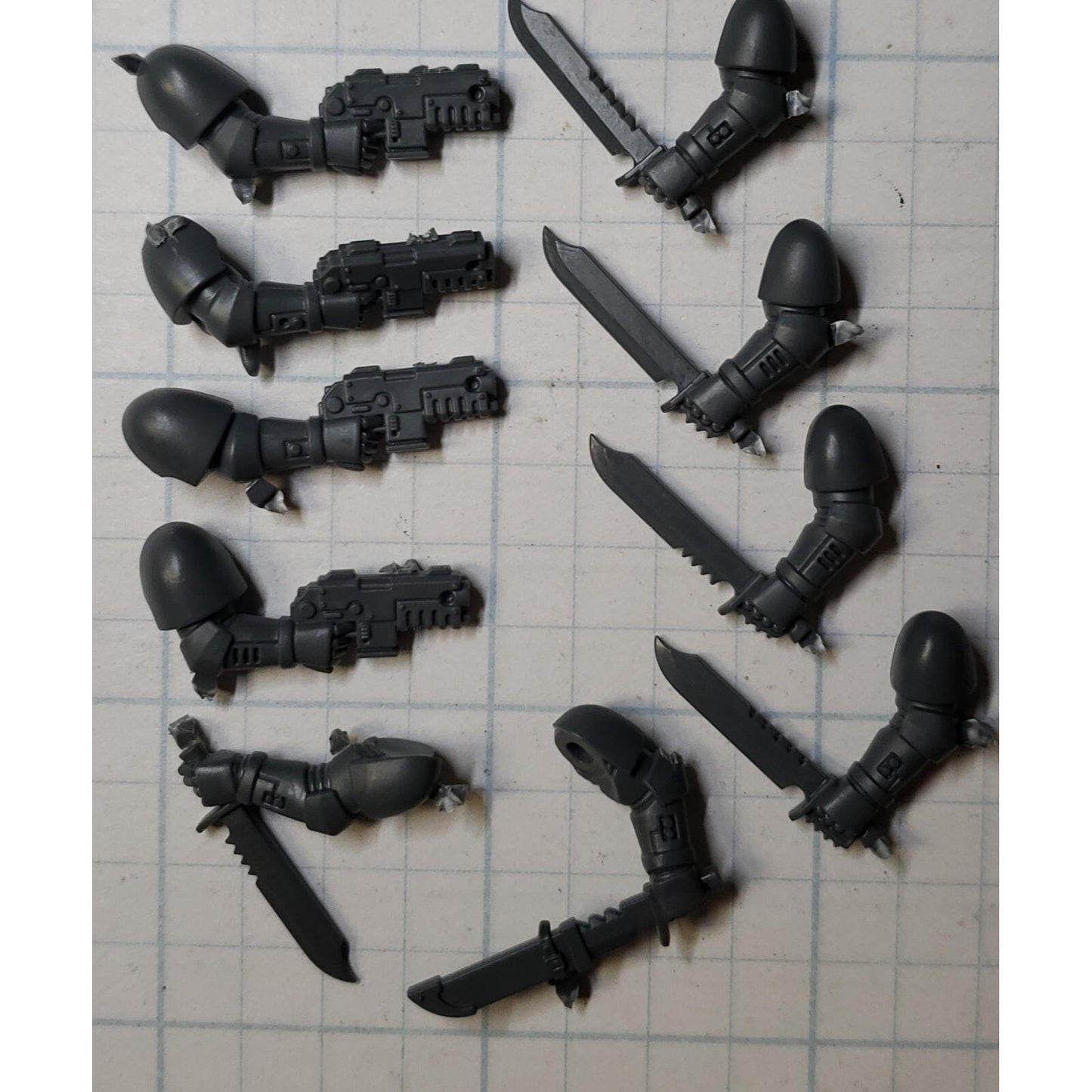 40k Space Marine Bits Reiver Combat Blades Bolt Pistol S10