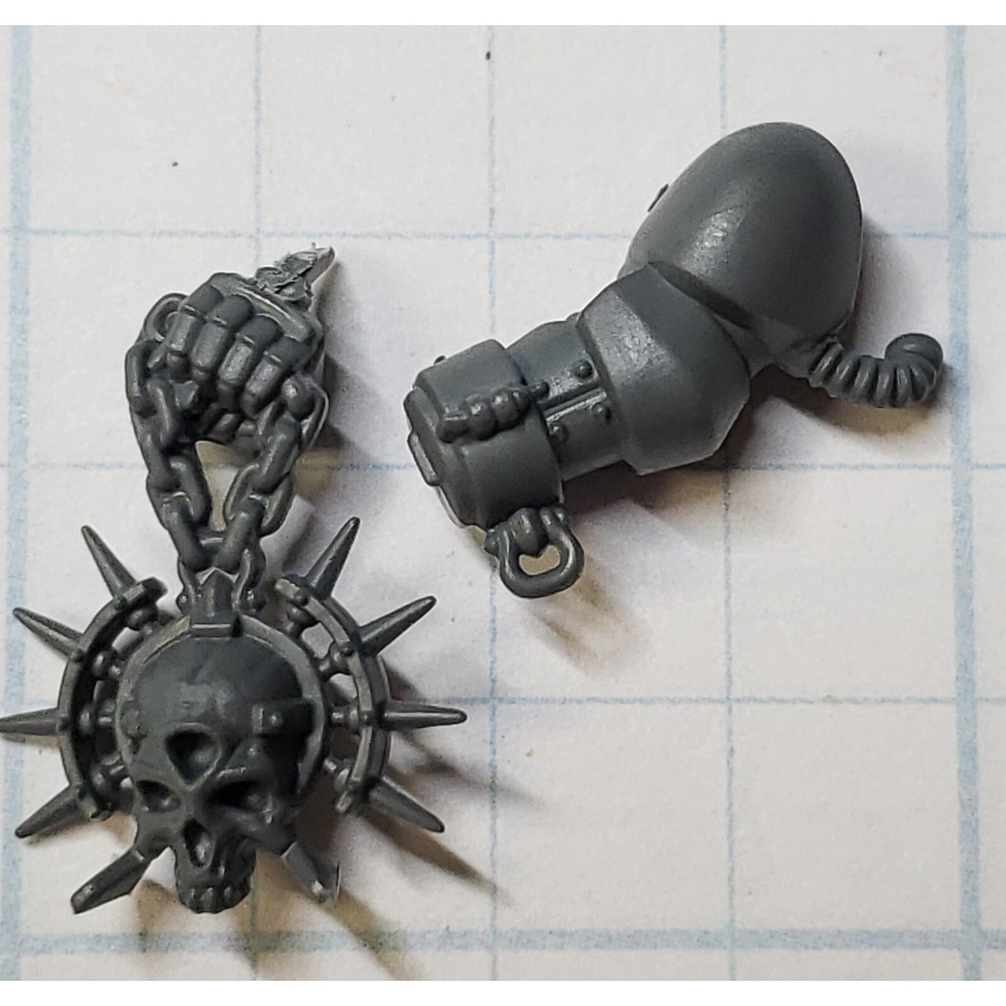 40k Black Templar Bits Primaris Upgrade Relic Skull of Cacodominus