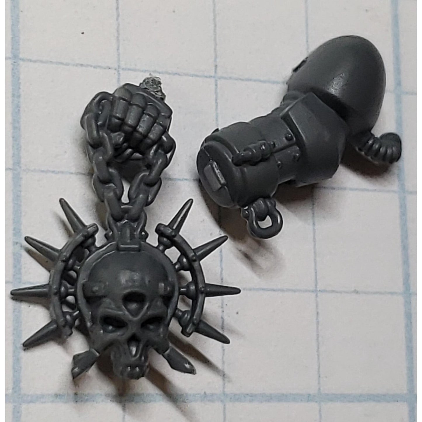 40k Black Templar Bits Primaris Upgrade Relic Skull of Cacodominus