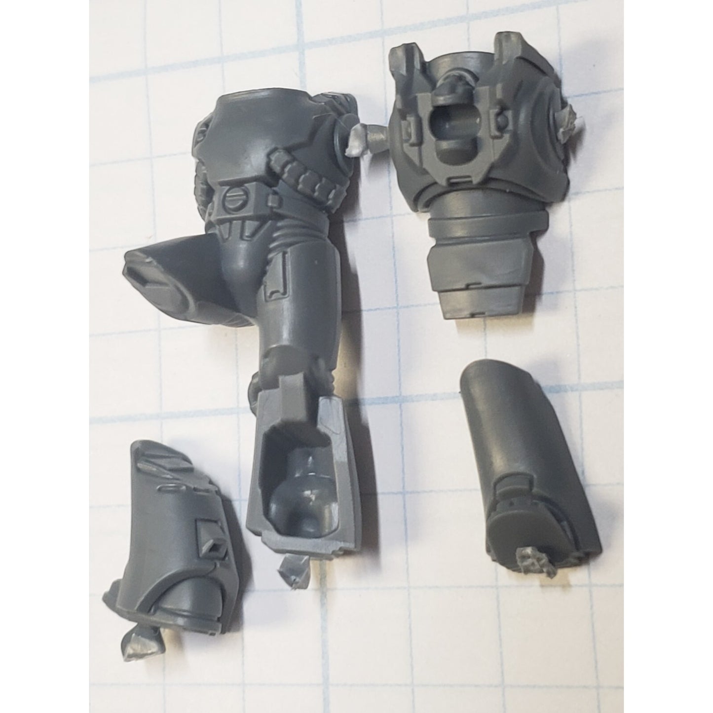 30K Space Marine Bits Mark 6 VI Assault Squad Torso Legs #01