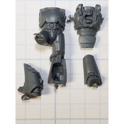 30K Space Marine Bits Mark 6 VI Assault Squad Torso Legs #01